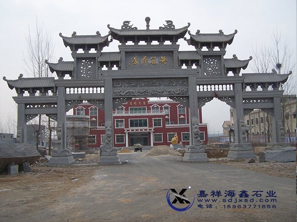 五門九樓石雕牌坊