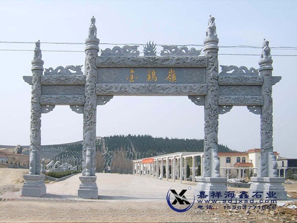 雙龍三門石雕牌坊