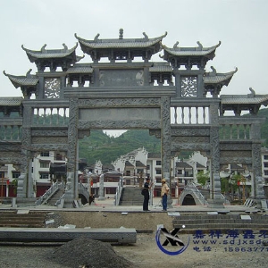 五門九樓石雕牌坊