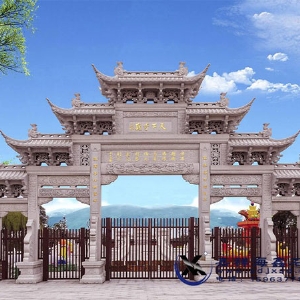 五門九樓石雕牌坊